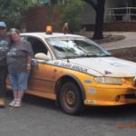 Lynette Wright and James Desmond. Riverina Redneck Rally 2017