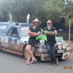 Darren Patterson and Quentin Tomkies. Riverina Redneck Rally 2017
