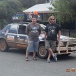 Matt Brame and Rod Bellman. Riverina Redneck Rally 2017