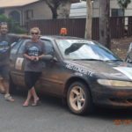 Jason Wharton and Linda Johnson. Riverina Redneck Rally 2017