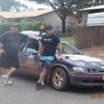 Gus Barnard and David Gilmore. Riverina Redneck Rally 2017